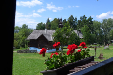 Open Air Museum, Stara Lubovna, Slovakiaのeditorial素材