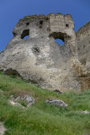 Ruins of Cicva Castle, Slovakiaのeditorial素材