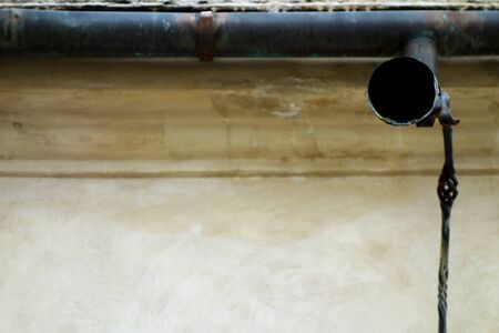 Pipe rainwater