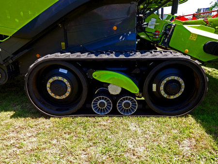 Agricultural machinery, harvesterのeditorial素材