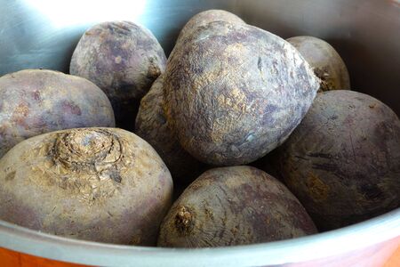 Beetroot to prepare food for Easterの写真素材