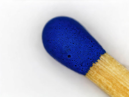 Detail of the surface of the match head