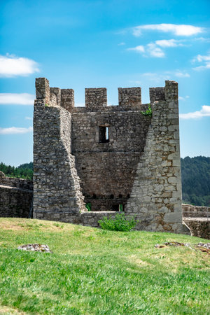 Ruins of the guard defense tower Spisky Castle Slovakia