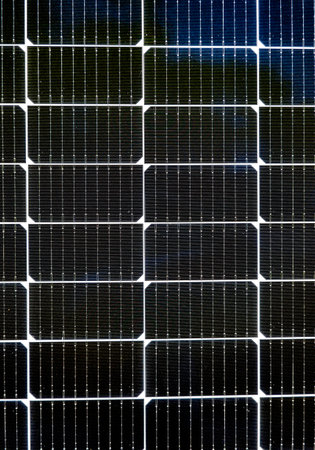 The surface of the solar cell