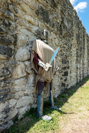 Mannequin in the form of a knightの写真素材