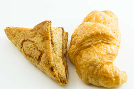 Bread isolated on whiteの写真素材
