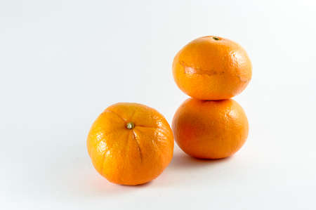 Orange isolated on a white background.の写真素材