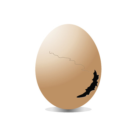 Broken egg.のイラスト素材