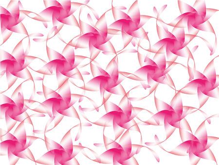 pink  flower isolated on whiteのイラスト素材