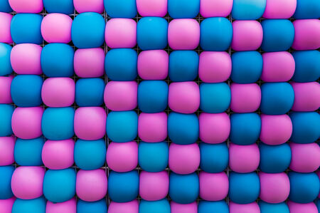 Pink and Blue Balloons backgroundの写真素材