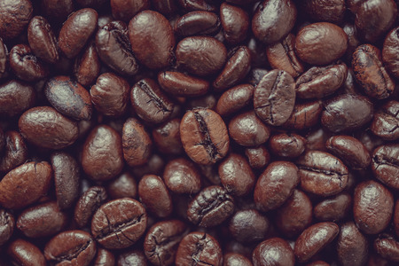 Roasted coffee beans.For art texture or web design and web background.の写真素材