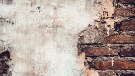 Concrete grunge brick wall background.の写真素材