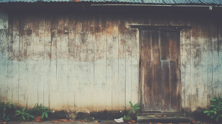 Old house wall, The color tone is film style. for abstrace background or old background. Generative Aiの素材