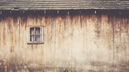 Old house wall, The color tone is film style. for abstrace background or old background. Generative Aiの素材