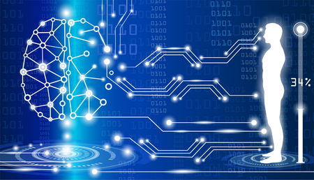 technology concept,technology medical science in future