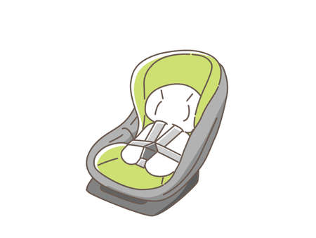 Child Seat Stock Illustrationのイラスト素材