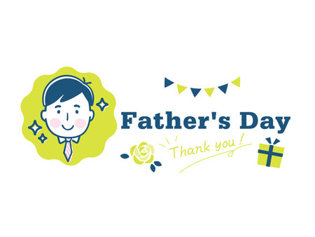 Father's Day  Design Illustrationのイラスト素材