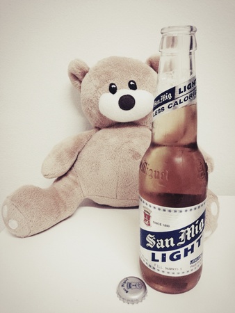 Bears little beer bottlesの素材