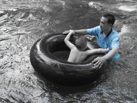 Fathers to protect childrenの素材