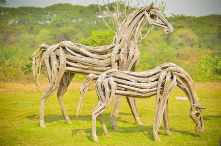wooden Horseの写真素材
