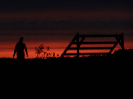 Walking on sunshineの写真素材