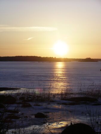 Almost sunsetの写真素材