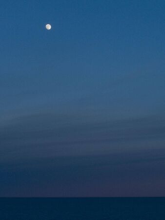 Night at seaの写真素材