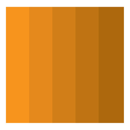 light Carrot Orange color to  dark Carrot Orange colorのイラスト素材