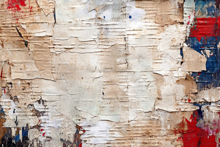 Old posters grunge textures and backgrounds - perfect background with space for text or image.の素材