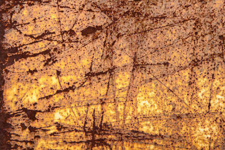 old rusty sheet metal background