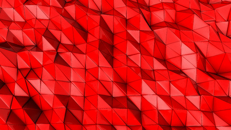 red deformed plane. abstract background. 3d renderの写真素材