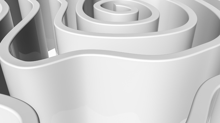 abstract gray figure. 3d renderの写真素材