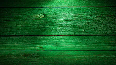 textured curved wood background. empty podium lit in the middle. 3d render illustrationの写真素材
