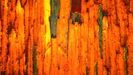 abstract three-dimensional dark orange fiery background. 3d render illustration