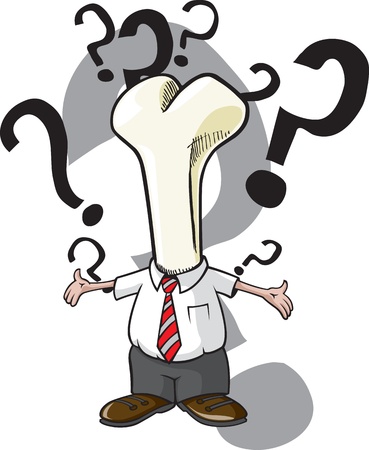 Vector and high resolution jpeg files are available  Bonehead and question marks are on separate layers のイラスト素材