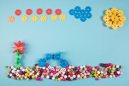 Tinker Image with toysの写真素材