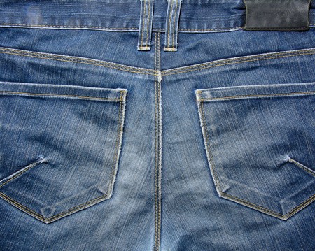 Jean back textureの写真素材