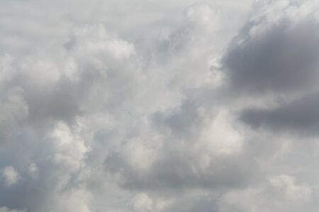 Overcast that formed prior to the storm.