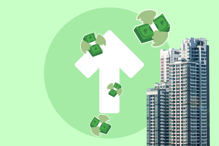 Increase money with property and real estate investment, Property Taxes And Real Estate Market Growthの写真素材