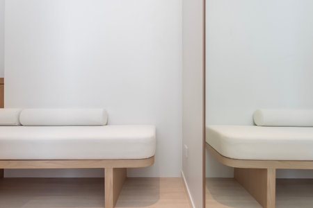 chair in dressing room oh houseの写真素材