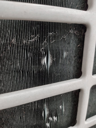 air conditioner compressor is damaged.の写真素材