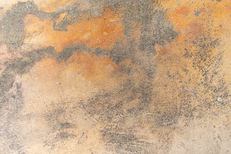 rust stains on concrete surfaceの写真素材