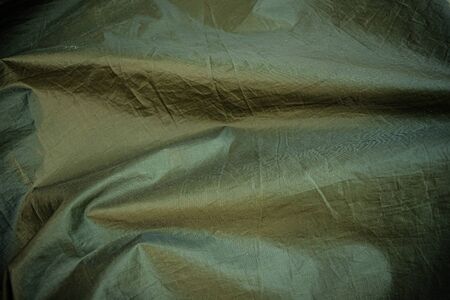 Dark Green Plastic Canvas Textureの写真素材