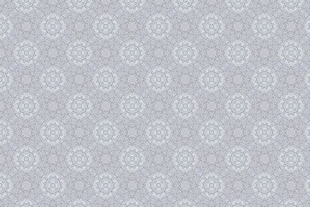 The background image has various geometric patterns and various background colors.の写真素材