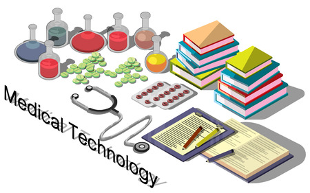 illustration of info graphic medical conceptのイラスト素材
