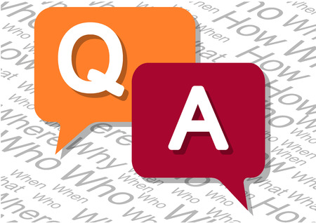 illustration of info graphic question mark conceptのイラスト素材
