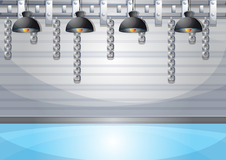 cartoon vector illustration water pipe wall with separated layers in 2d graphicのイラスト素材