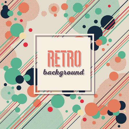 Old retro Vintage style background Design Template,Vector Illustrationのイラスト素材