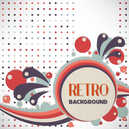 Vintage halftone style background Design Template,Vector Illustrationのイラスト素材