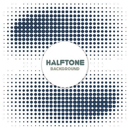 Vintage halftone style background Design Template,Vector Illustrationのイラスト素材